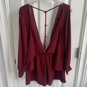 Sexy, Open Back Romper